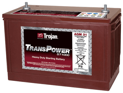 Absorbed glass mat battery